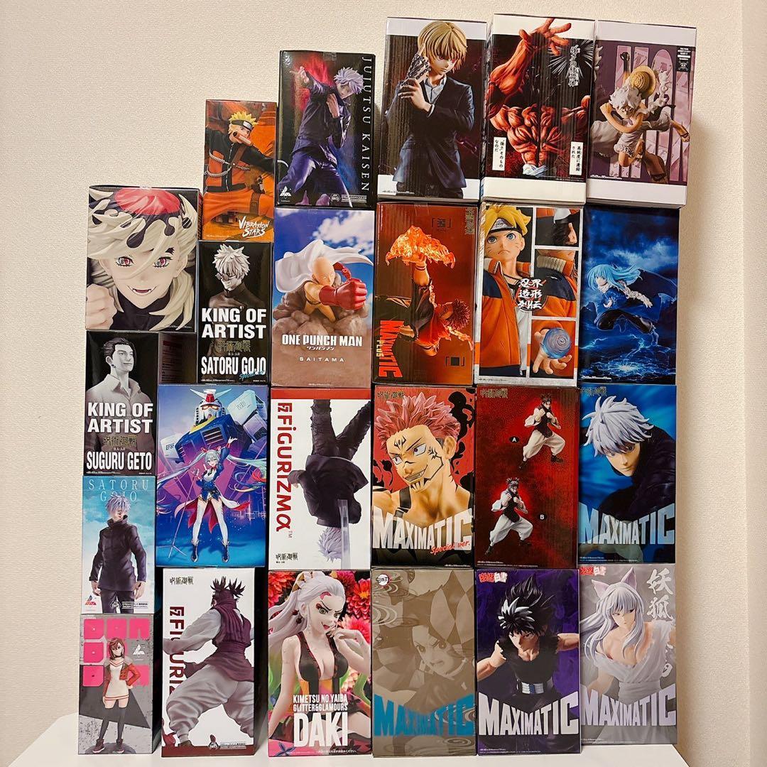 新品未開封 フィギュア 24種 五条悟・クラピカ・範馬勇次郎・サイタマ ほか