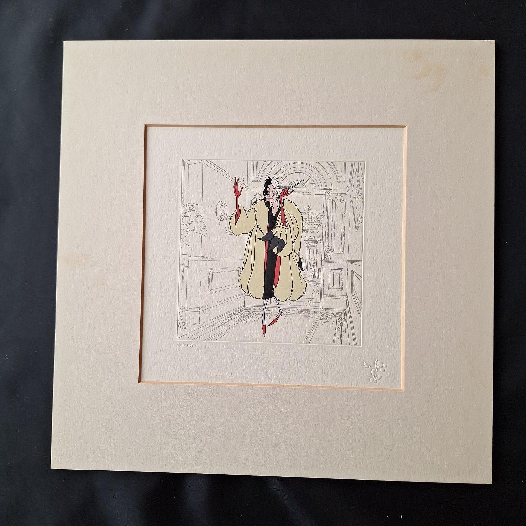 【限定品】　Disney ディズニー　トレジャー　クルエラ・ド・ヴィル　セル画