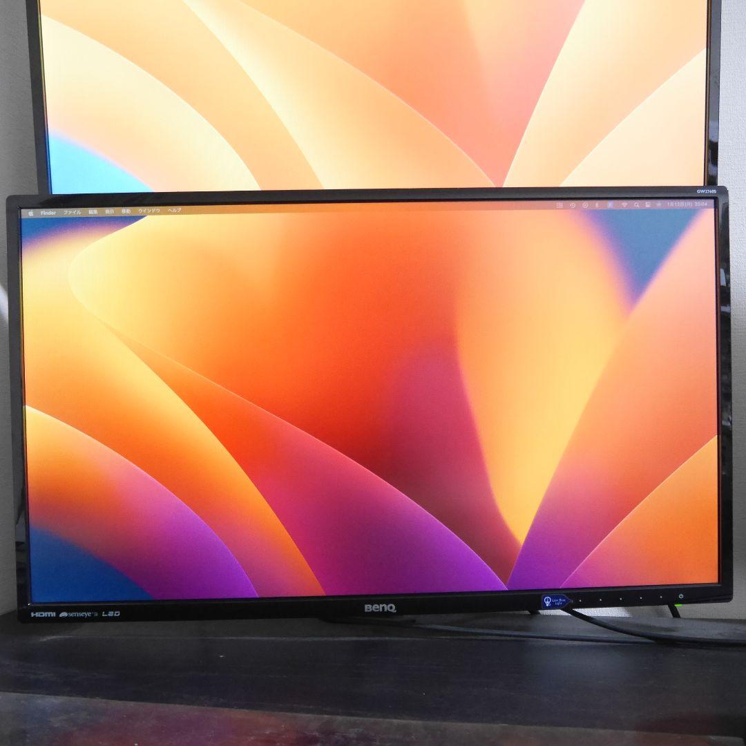 BENQ27インチモニター2セット アームと接続ケーブル付き