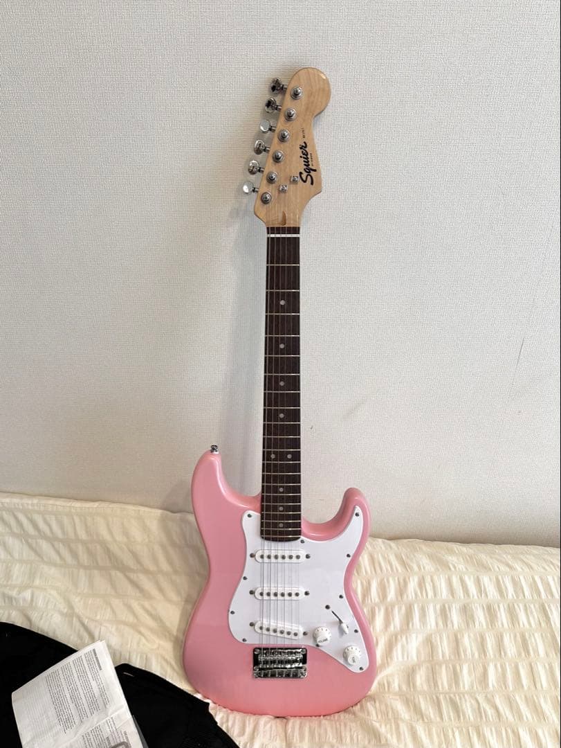 【Fender】Mini Strat Shell Pink エレキギター セット