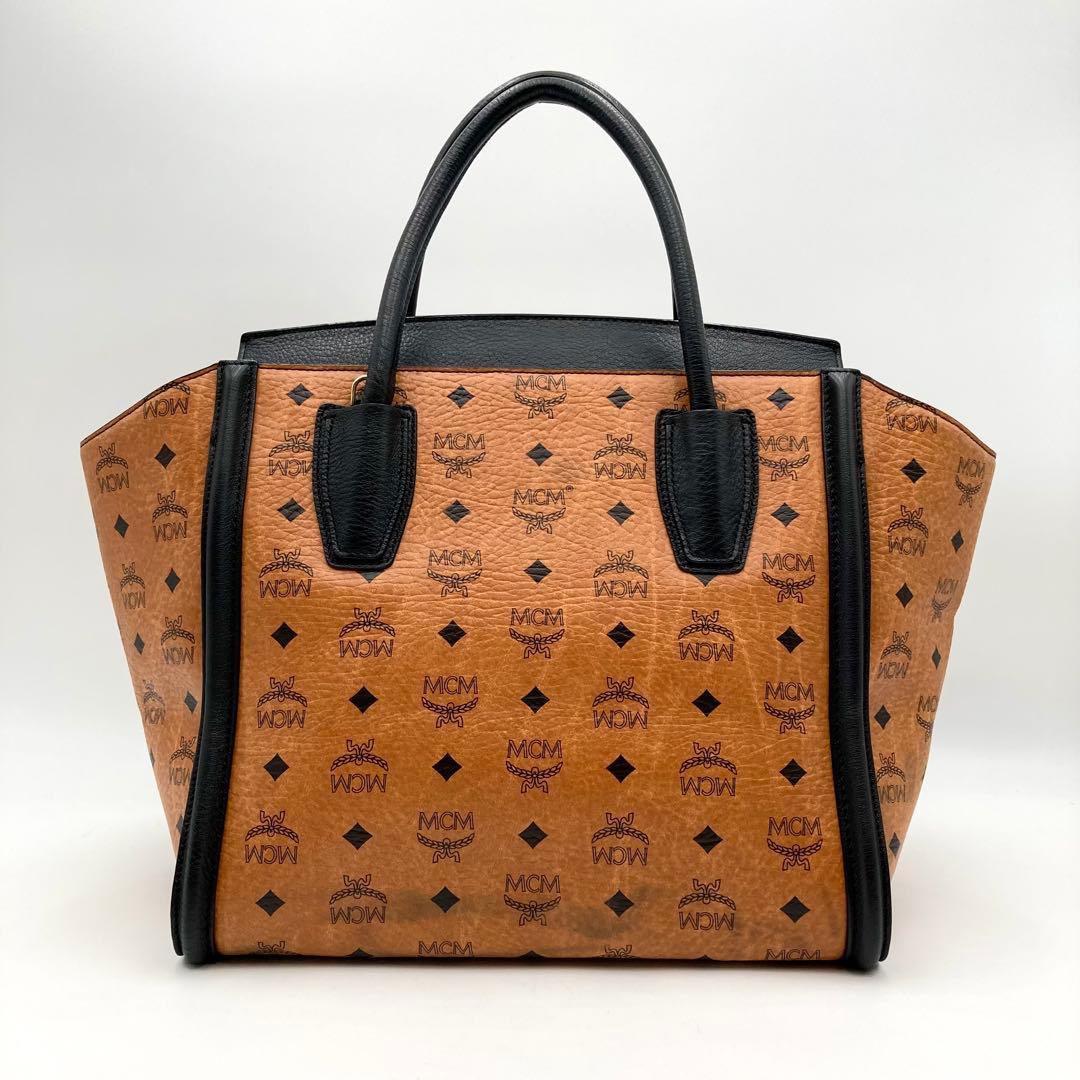 temamo❤️444✨ MCM ヴィセトス ハンドバッグ レザー 総柄