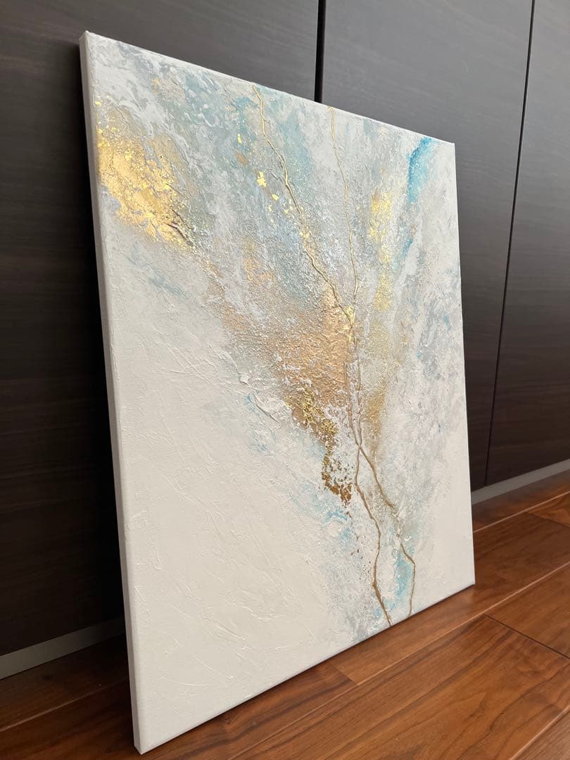 大きめ/和風/絵画/アート/抽象画/ニュアンス/モダン/ホテル/内装/海外/青