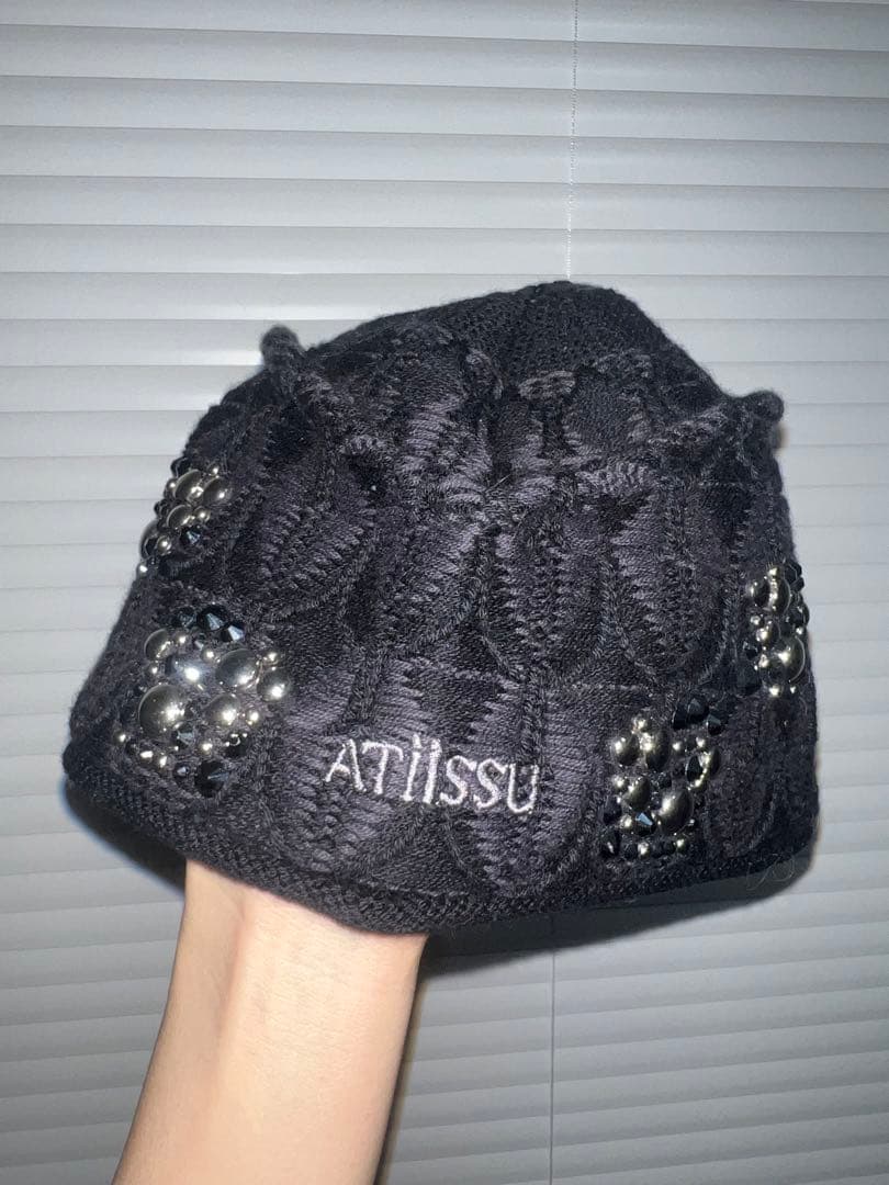 ATiiSSU スパークルBビーニーBK