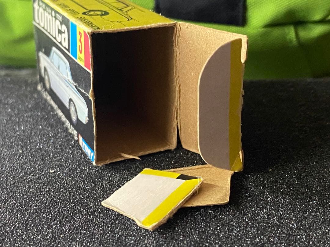 トミカ No.3 クラウンスーパーデラックス 1Aホイール 黒箱 箱付き