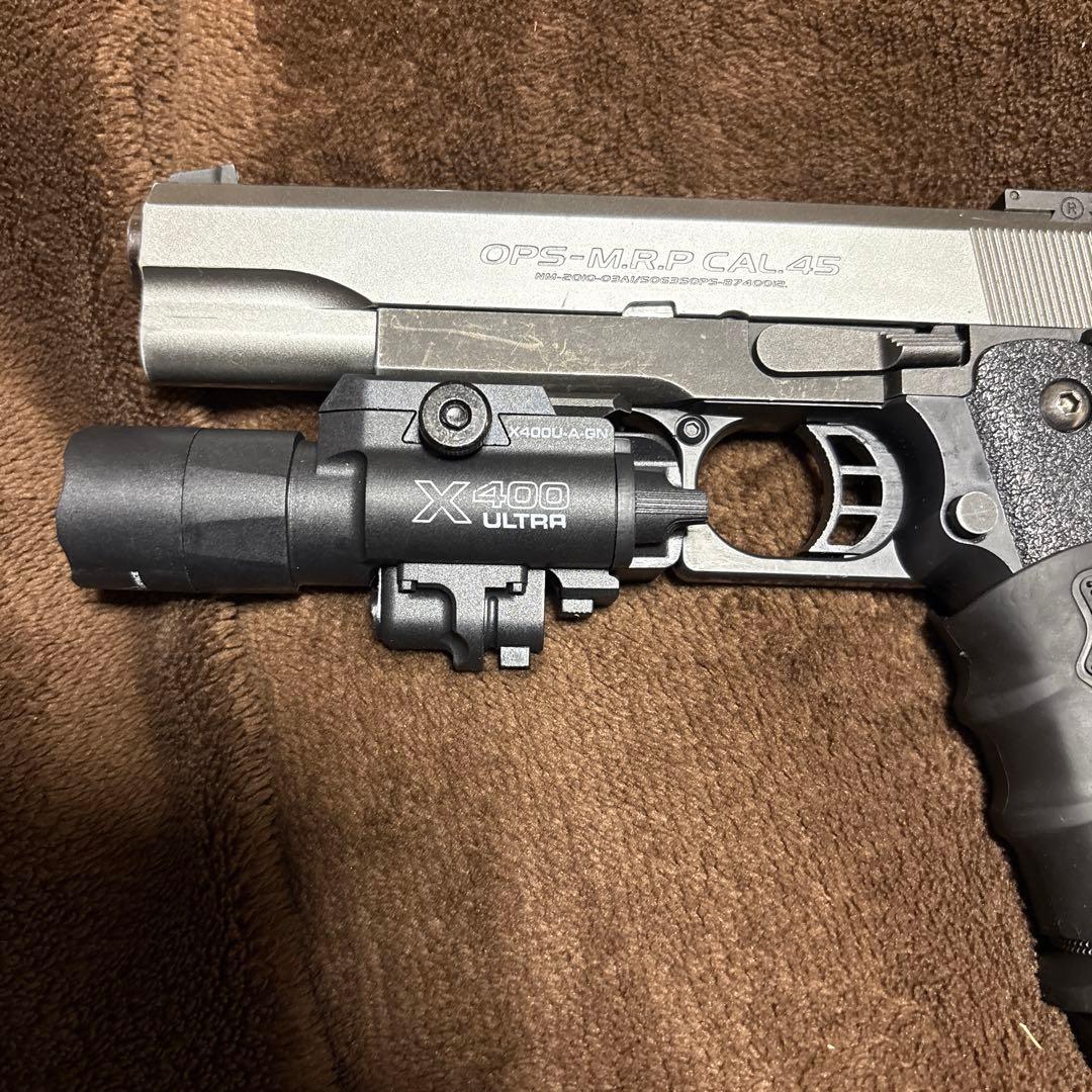 喜*一様 東京マルイ ガスブロ ハイキャパ 5.1 ステンレスモデル 外装カスタ