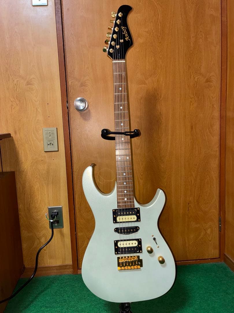 Anboy エレキギター ホワイト