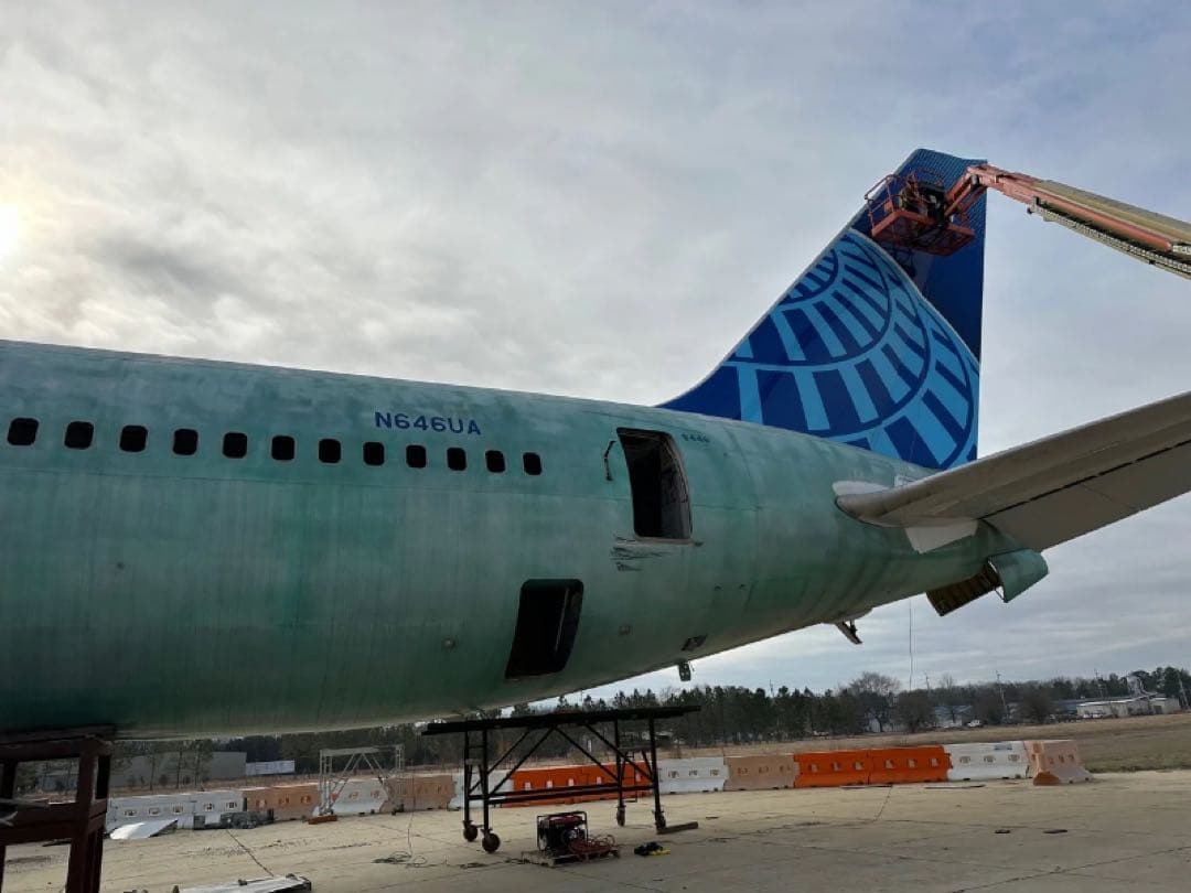 UA ユナイテッド航空 Planetags B767-300ER コンビ色