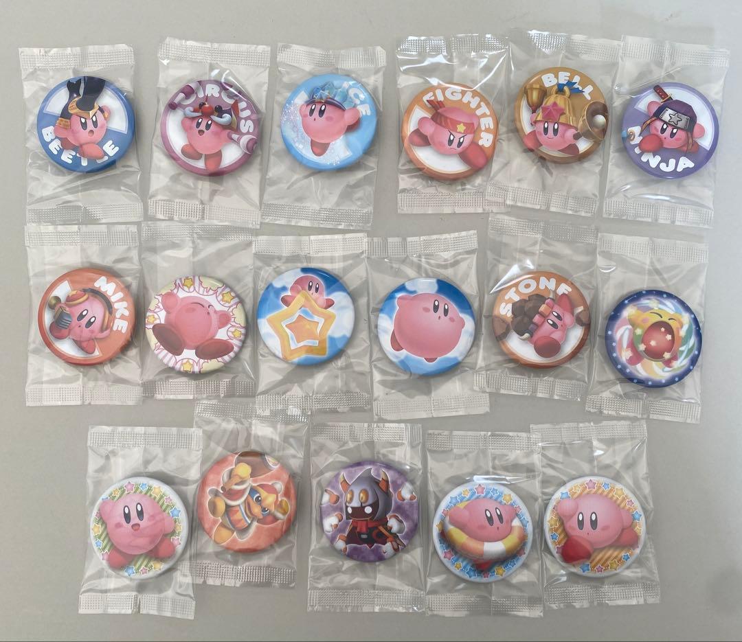 星のカービィ トリプルデラックス 缶バッジ　クリップタイプバッジ　タランザ