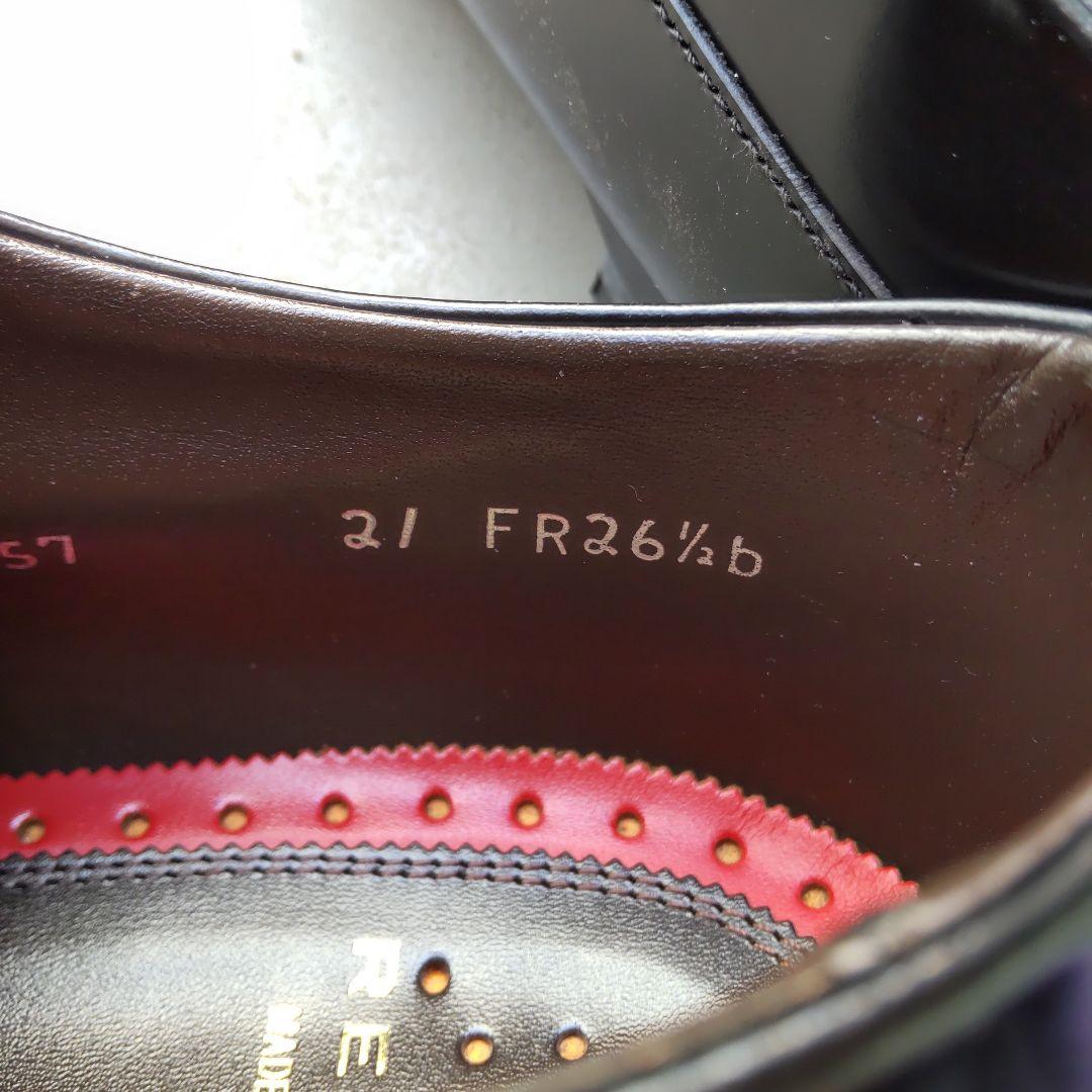 REGAL ビジネスシューズ　スクエアトゥ　21FR 黒　26 1/2　[美品]