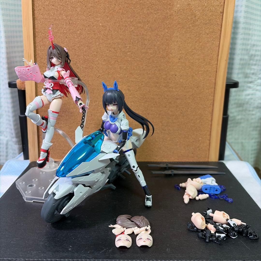 30msプラモデルジャンク シュレミ等&エグゼビークル（ブーストブレイクバイク）