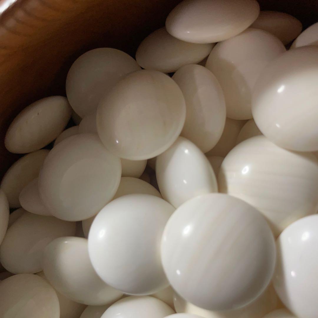 囲碁セット（自然石・木製容器）