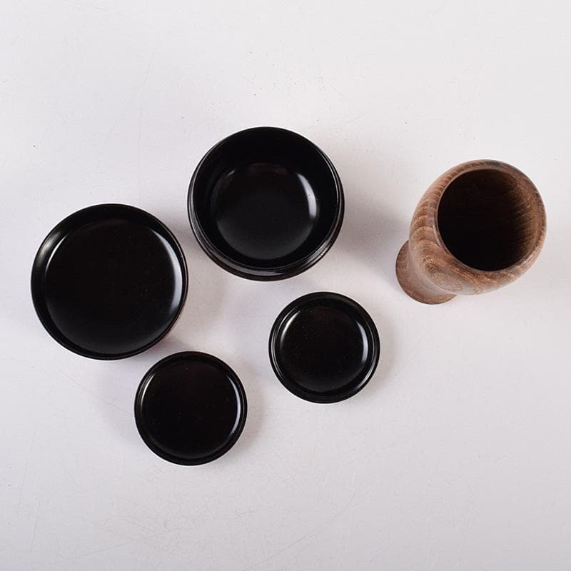 茶道具　桑茶箱　茶碗　振出など　九点　一式　仕覆付　V　R7633