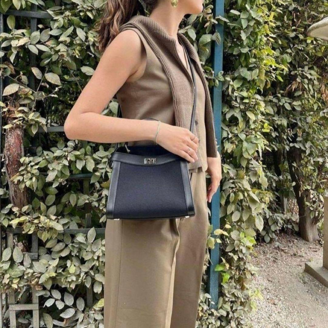 未使用級✨️michino PARIS　ミチノパリ　ルテスミニ　キャンバスレザー