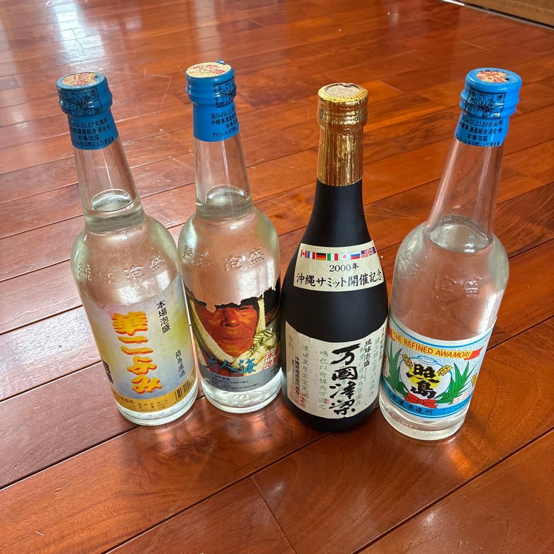 舞富名　他　泡盛　ボトル 4本セット