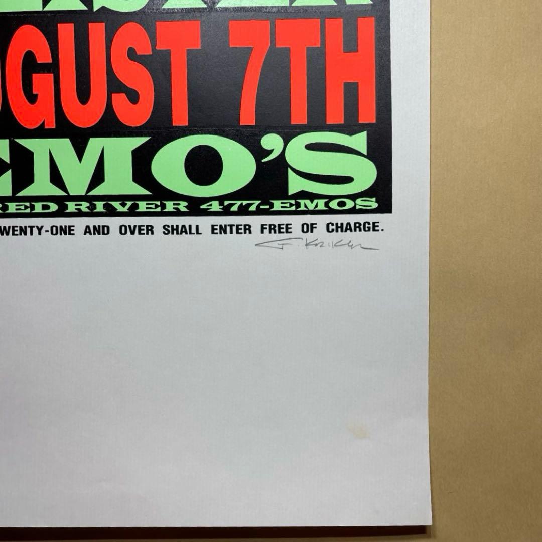 KOZIK STEEL POLE BUTH TUB シルクスクリーンポスター