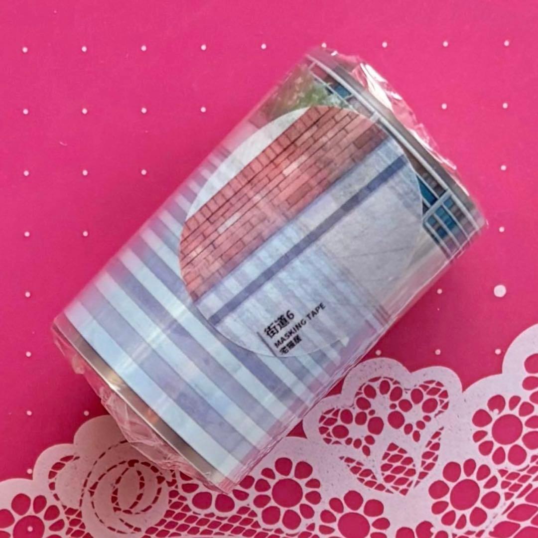 PET 街道6 5.8cm×5m 海外マスキングテープ 道路　歩道