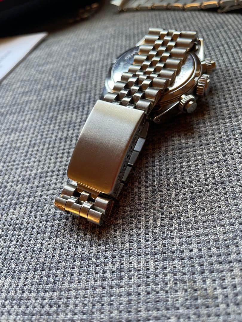 専用outline チックタック 2レジスタークロノグラフ パンダ