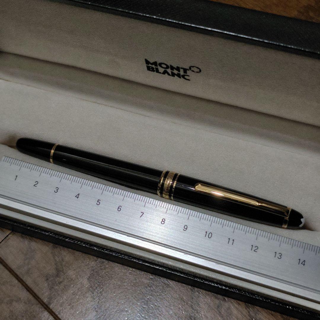 【美品】青インク モンブラン マイスターシュテュック ボールペン