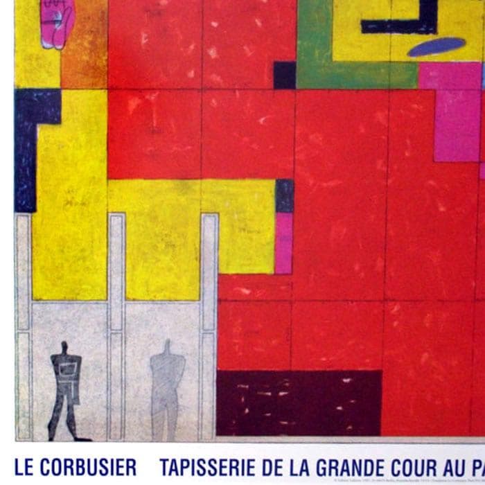 額装済/Wandteppich/ル コルビジェ/インテリア/ポスター/アート