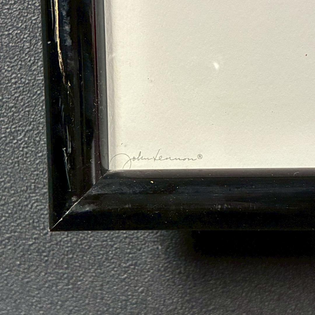 【最終値下げ】美品 ジョン・レノン「Real Love」リトグラフ 印章有