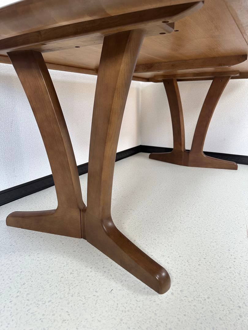 カリモク ダイニングテーブル 食卓テーブル 作業台 オーク材 ※i4※