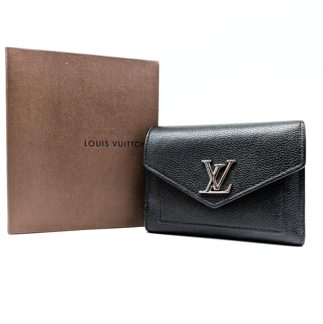 【大特価】マイロックミー・コンパクト ルイヴィトン 三つ折り財布 黒