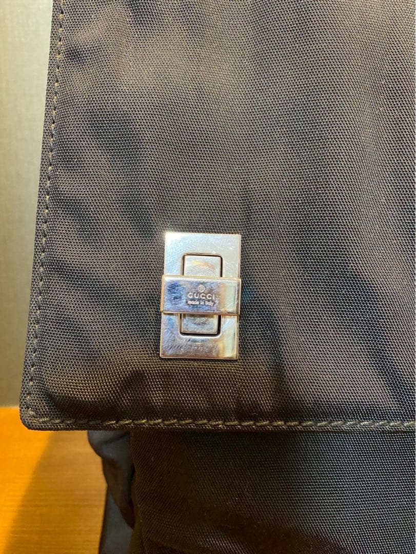 GUCCI グッチ ナイロン ターンロック　ビジネスバッグ