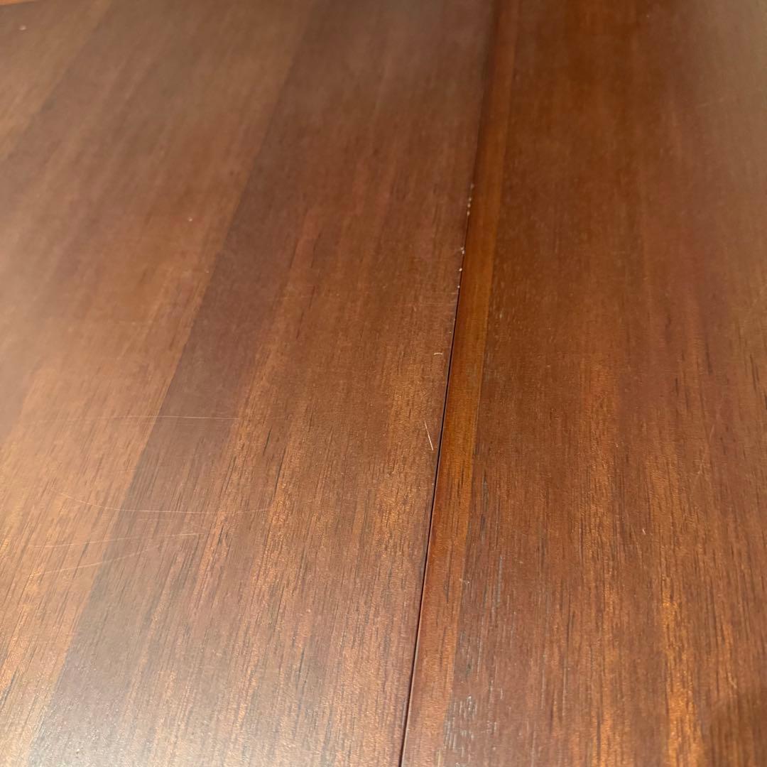 マルニ木工 地中海 ダイニングテーブル 片バタ式 No.1195 拡張式　作業台