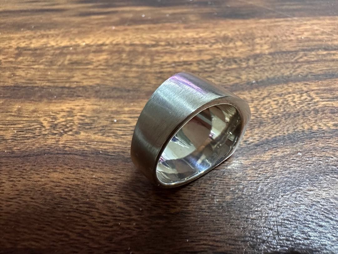 シルバー925/印台リング/シグネットリング/重厚/22号/美品