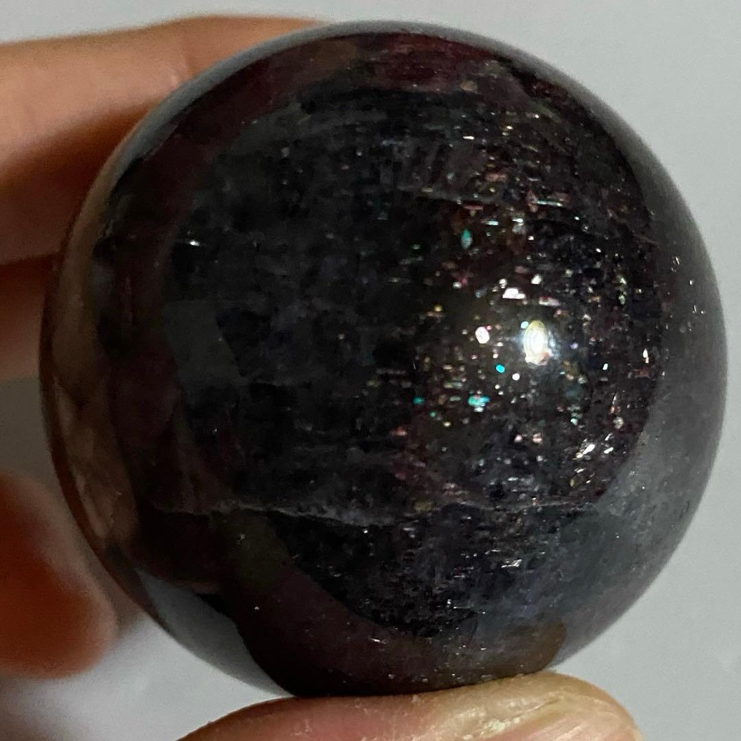 天然石　アイオライトサンストーン　スフィア　丸玉