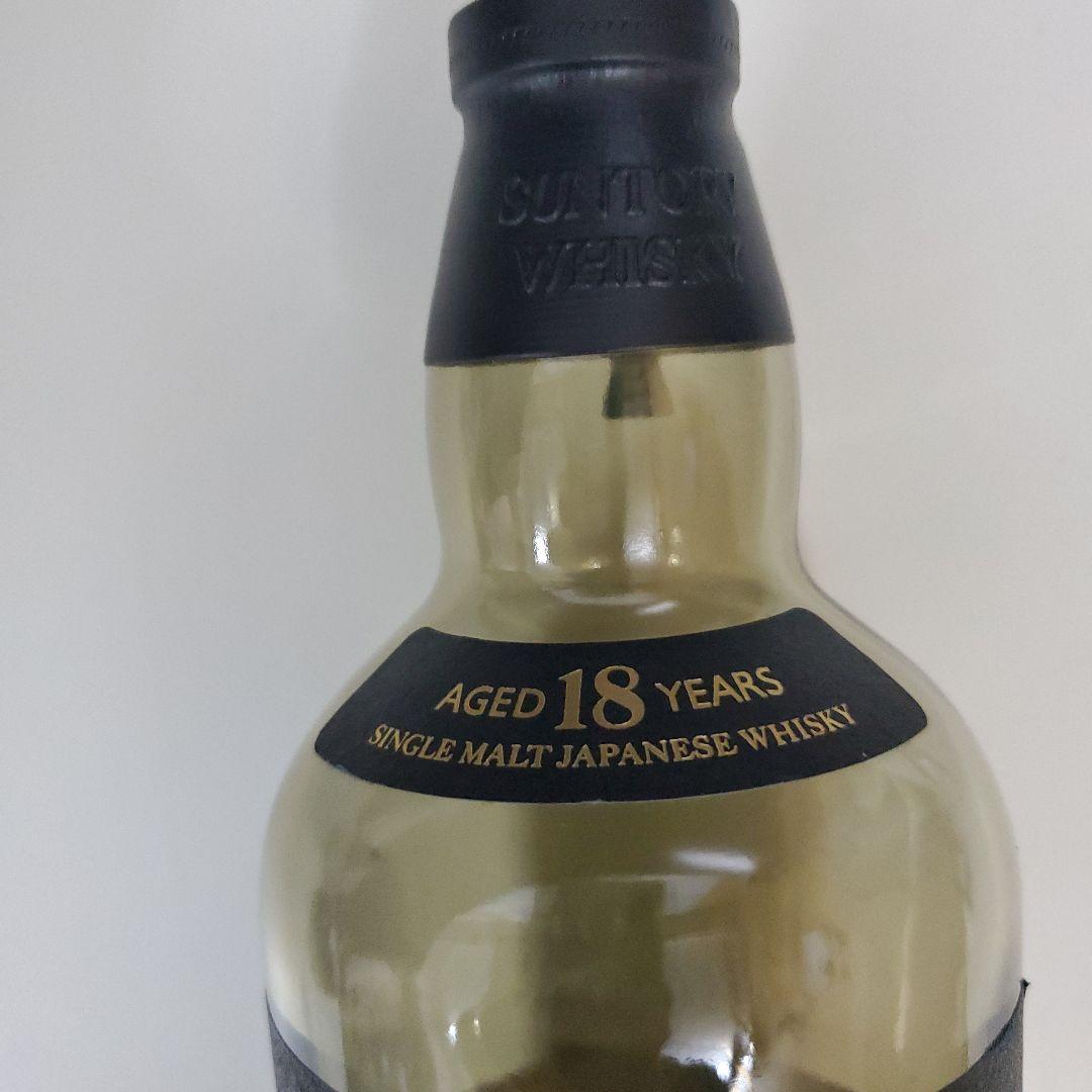 山崎 18年 シングルモルトウイスキー 空瓶　早い者勝ち　ヤマザキ　蓋なし　美品