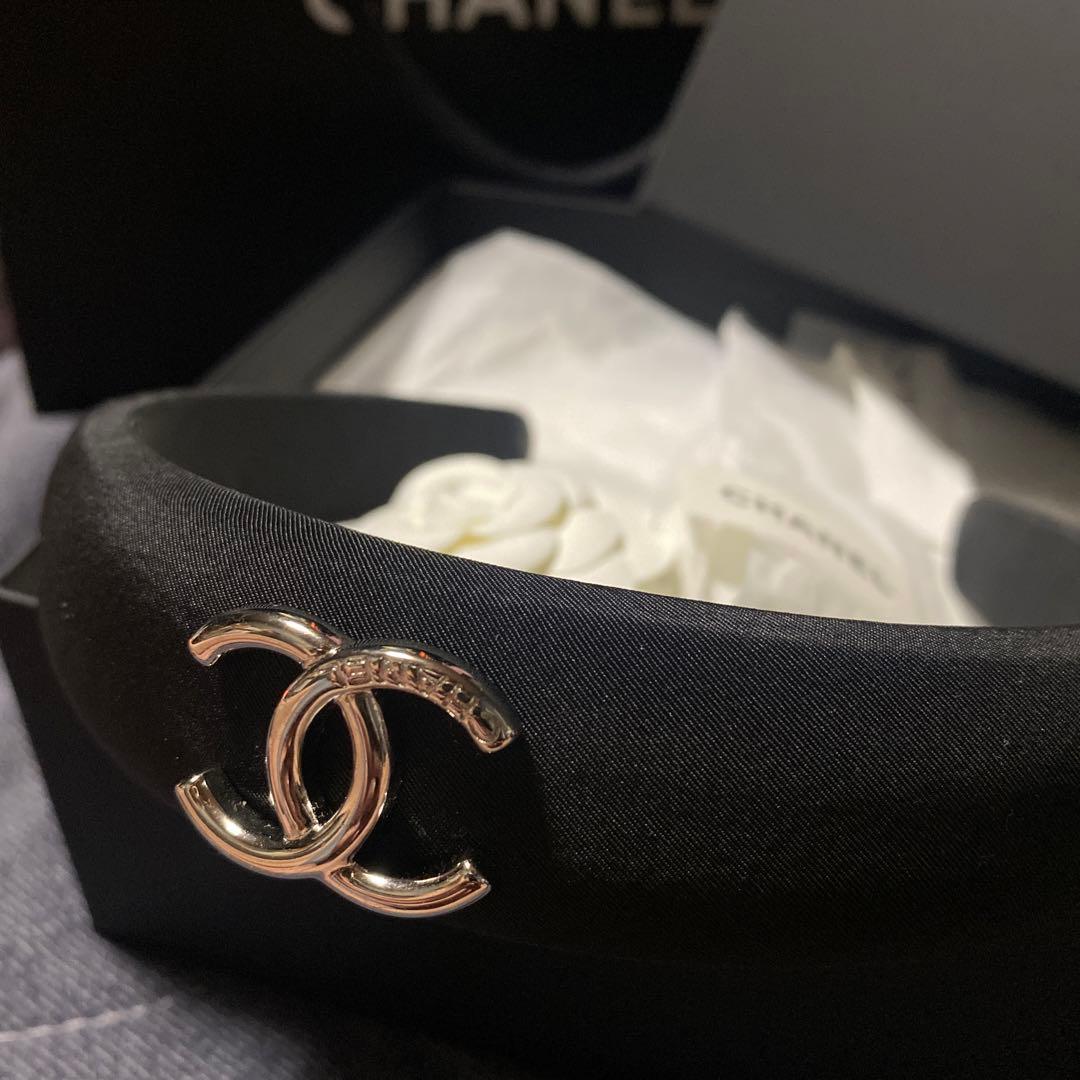 CHANEL ブラック カチューシャ ココマーク