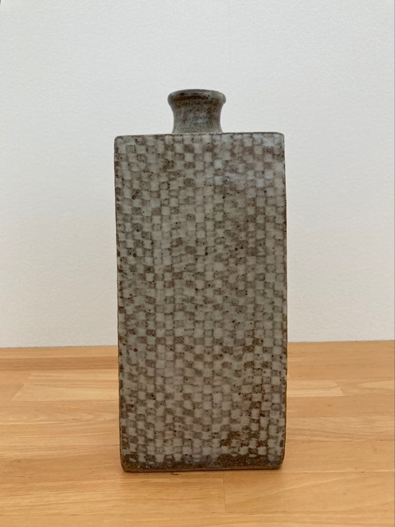 益子焼　花瓶　角瓶　花入　花器