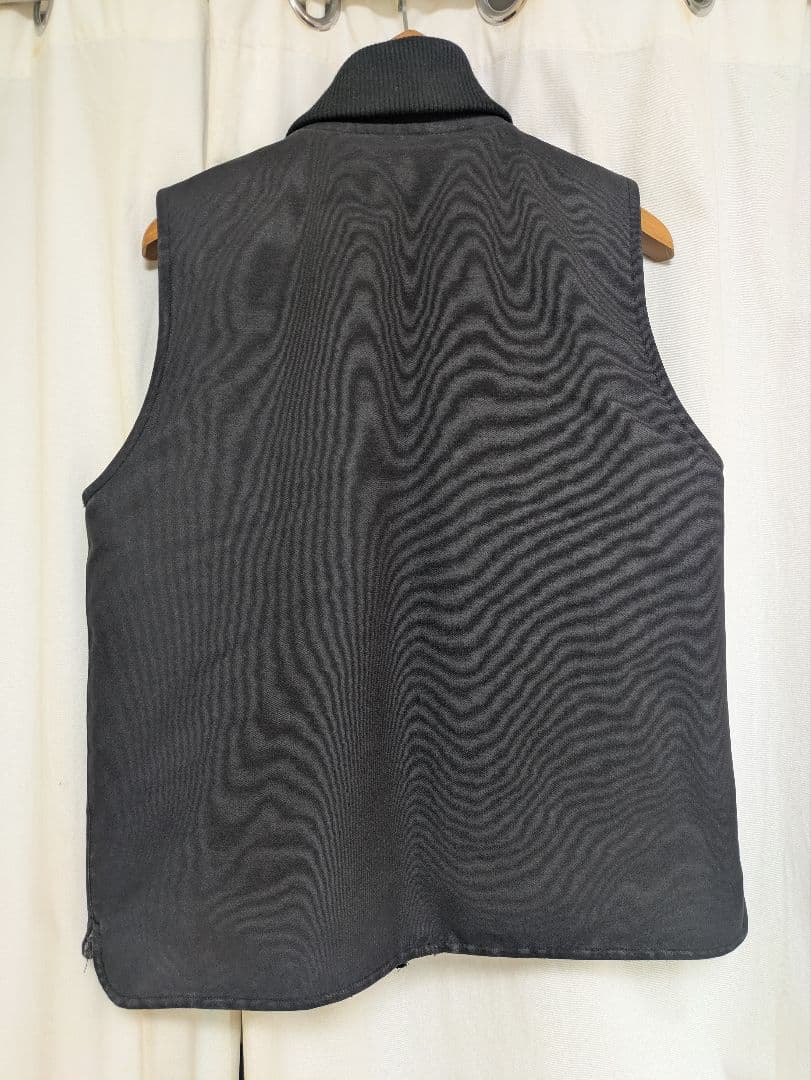 TROPHYclothing ブラック ジッパーベスト サイズ40