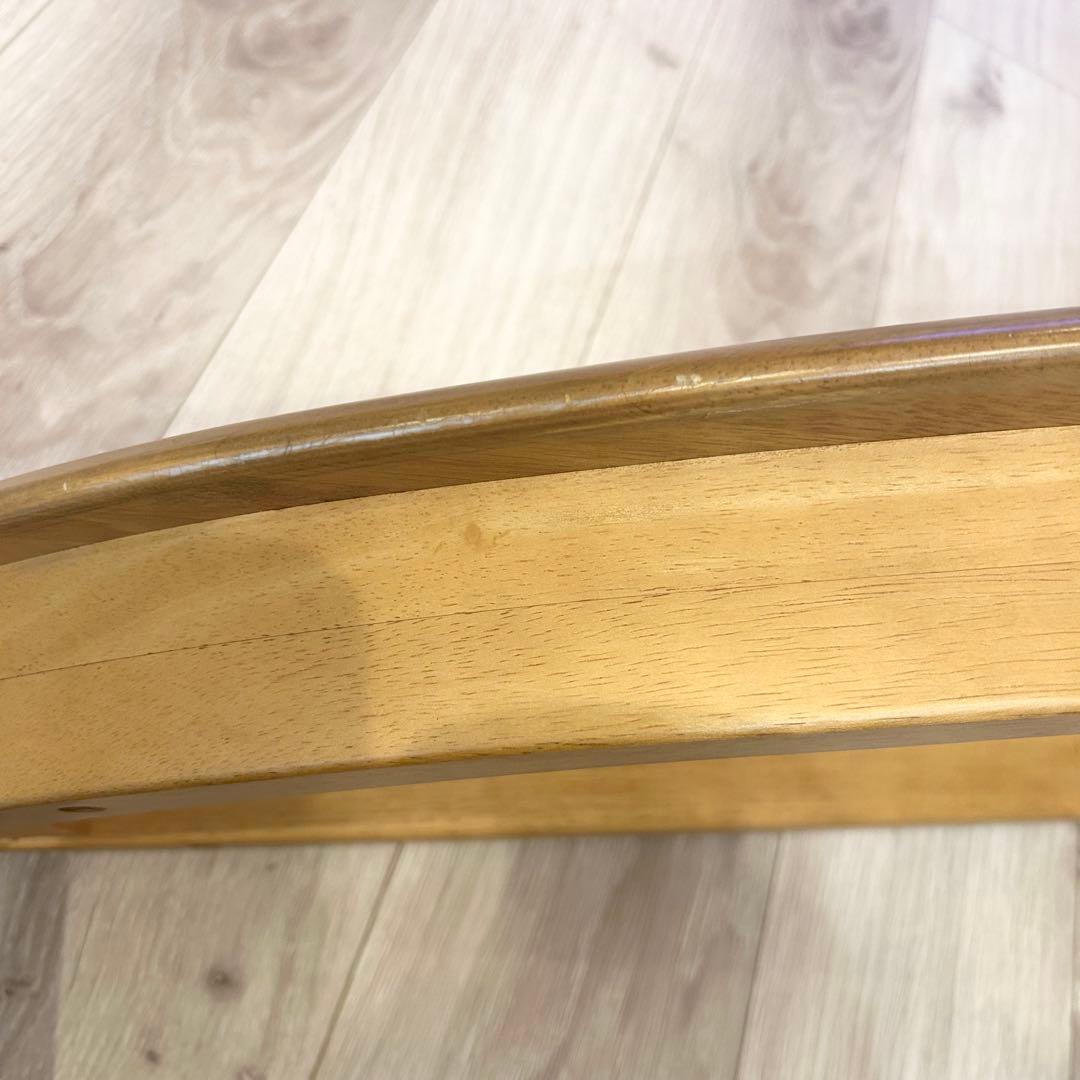 karimoku カリモク　変形　テーブル　半円　ローテーブル　3本脚