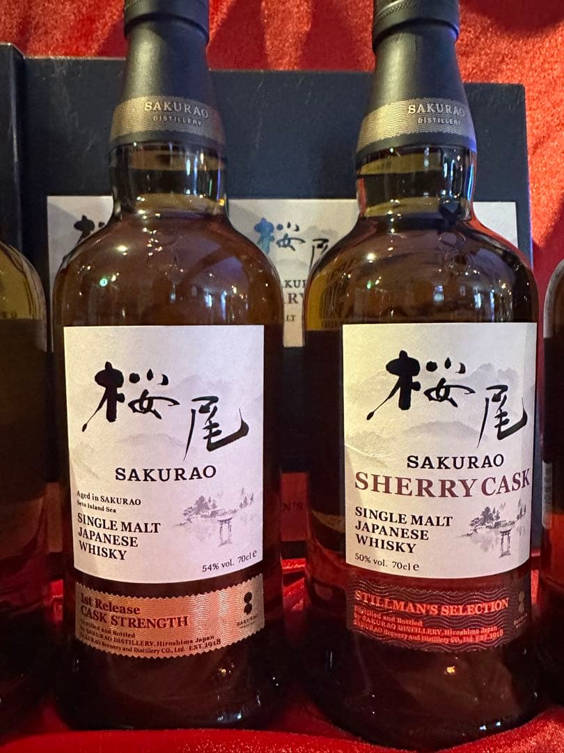 桜尾ファースト桜尾シェリー桜尾シングルカスク戸河内ファースト戸河内シングルカスク