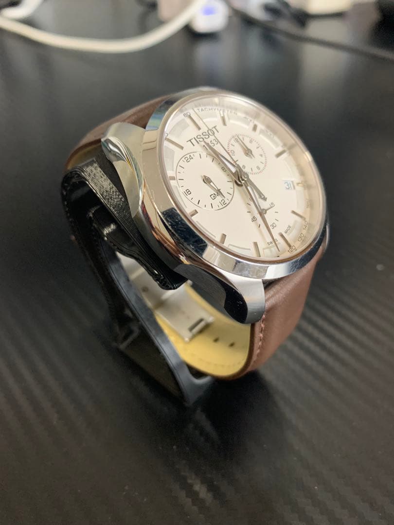 TISSOT クチュリエ GMT クロノグラフ T035439A 中古稼働品