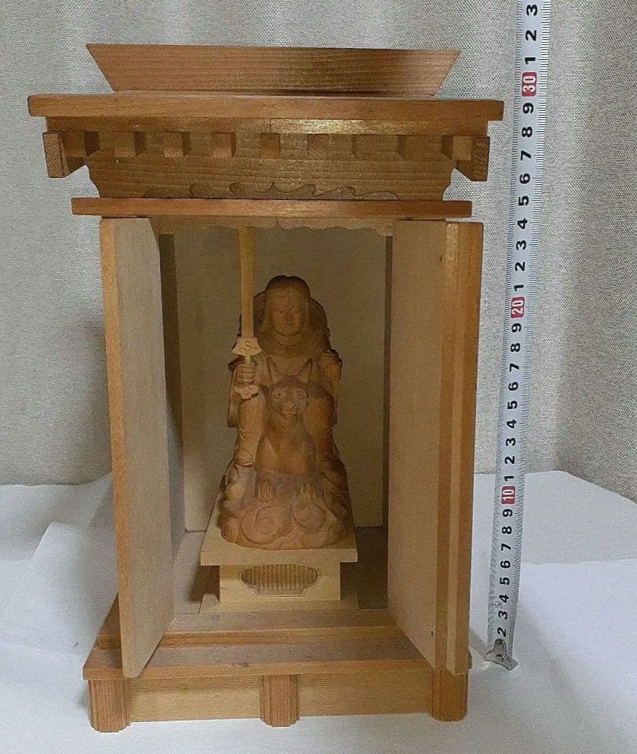 現世利益　九尾狐　荼枳尼天　仏像　厨子