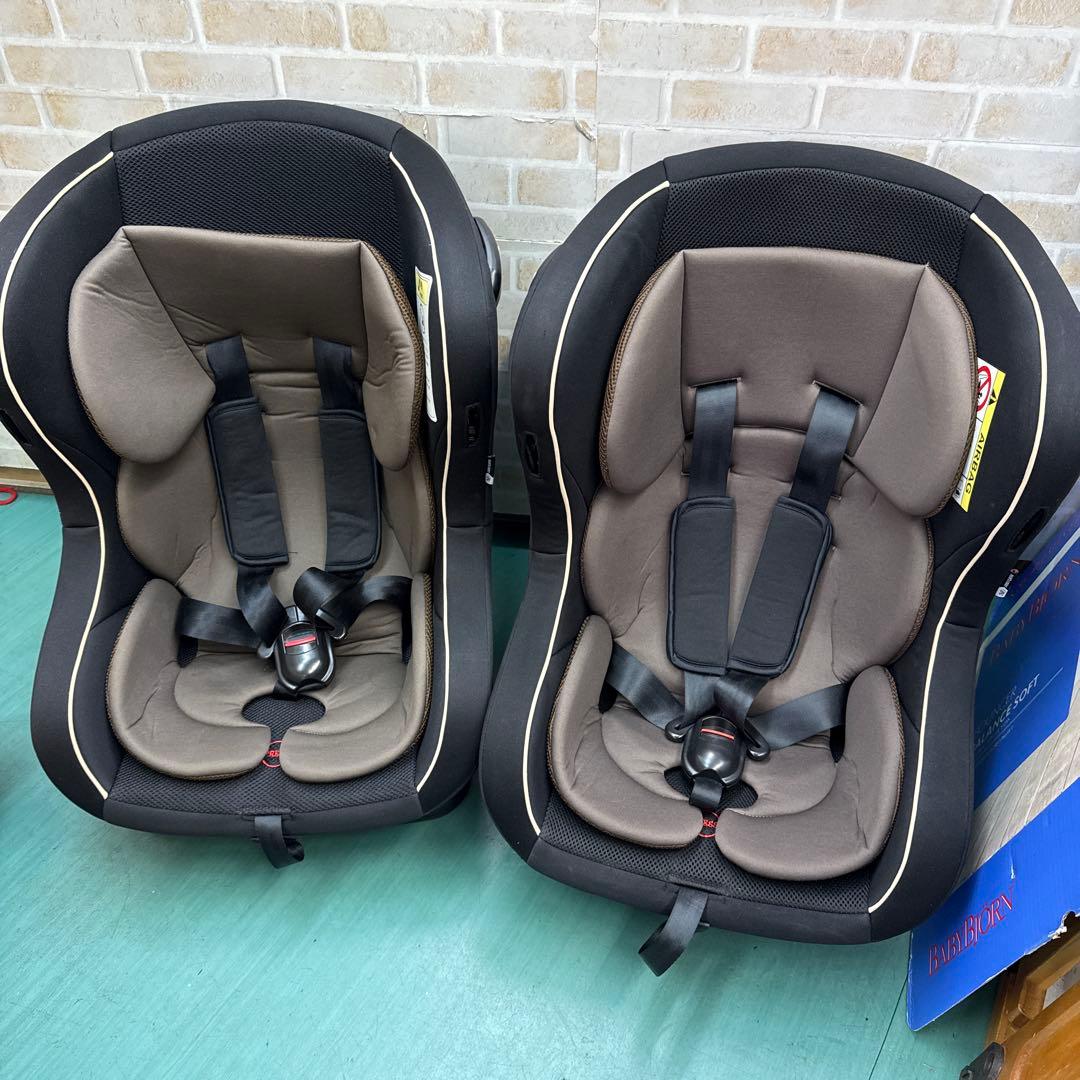 マムズキャリー　2台セット売り　チャイルドシート 新生児から　リクライニング可