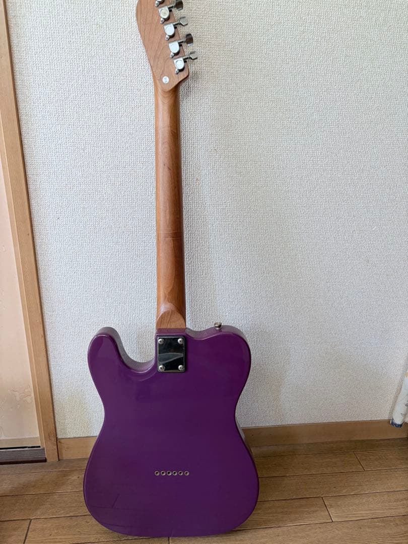 プレイテックテレキャスター パープル ローステッドネック・ピックアップ交換済