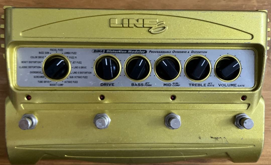 line6 dm4 初期型　アダプタ付属