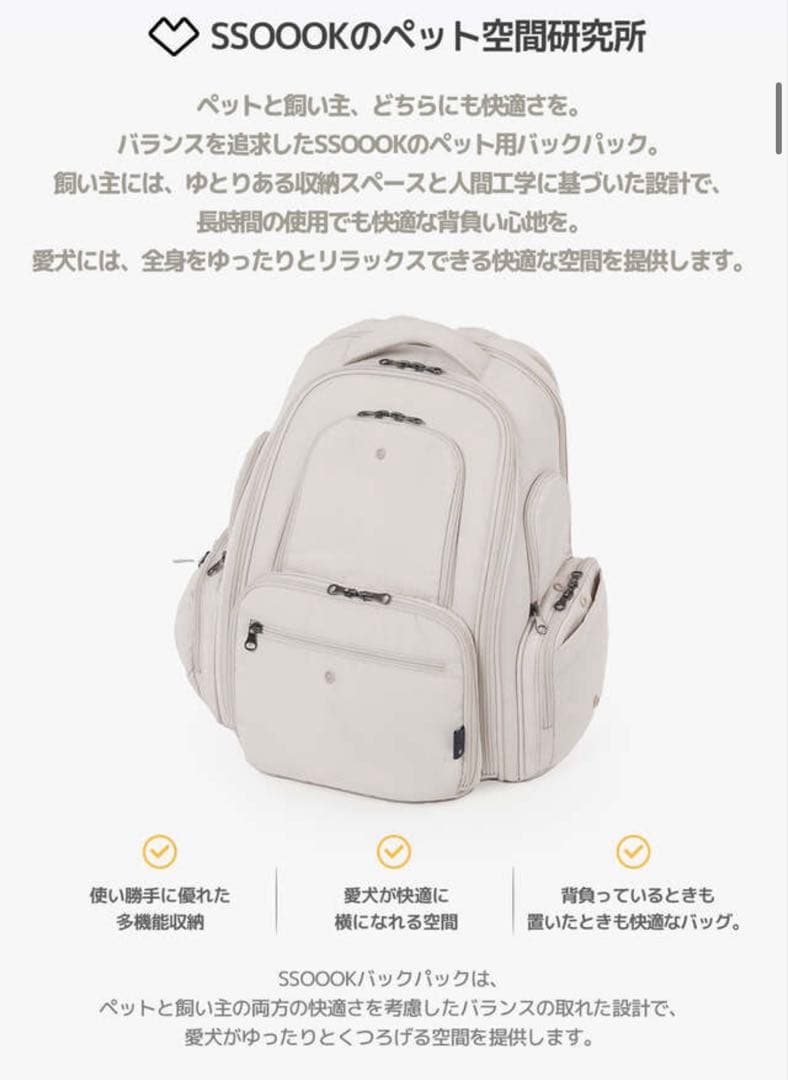 SSOOOK バッグパック