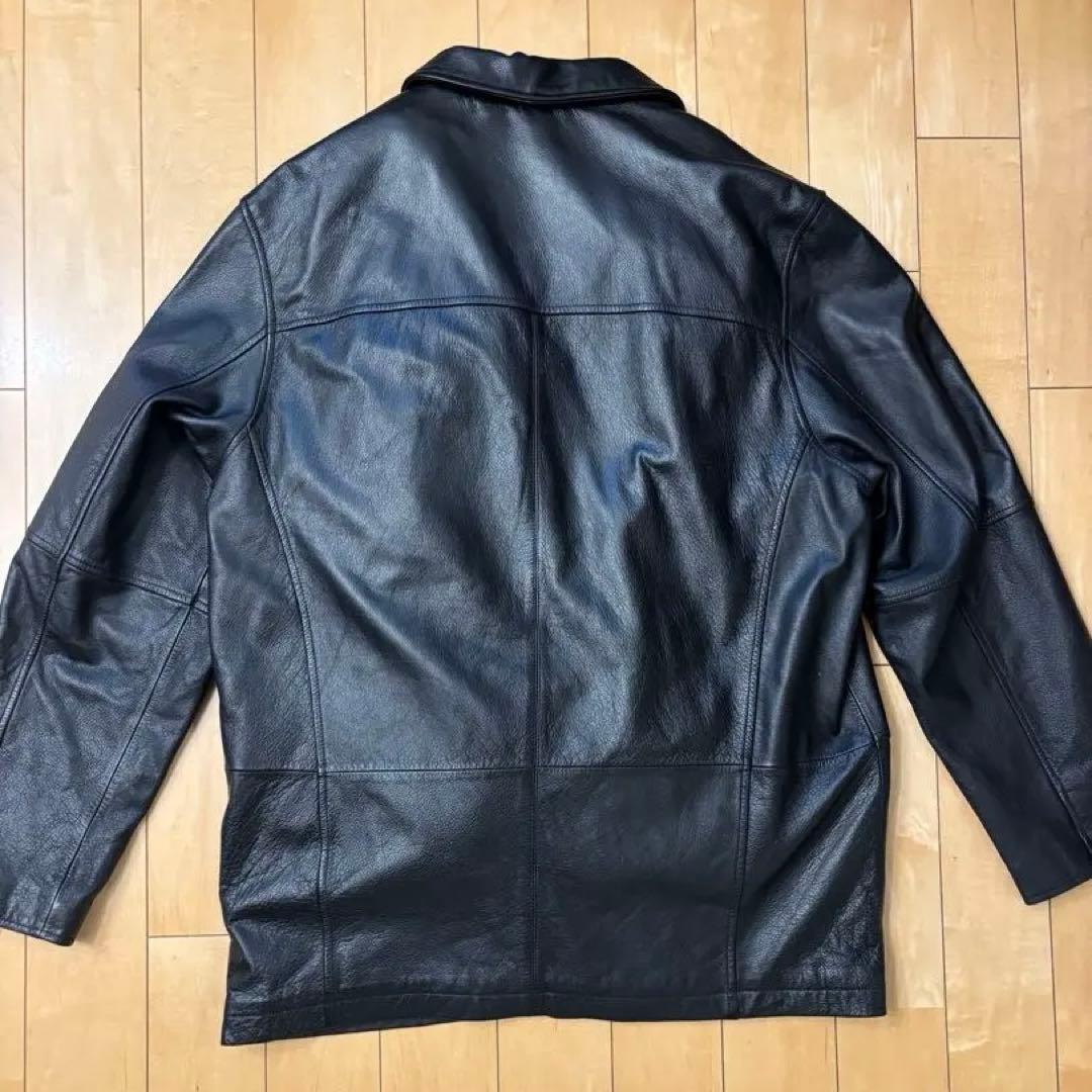 WILSONS LEATHER M.JULIAN ブラックレザーコート L