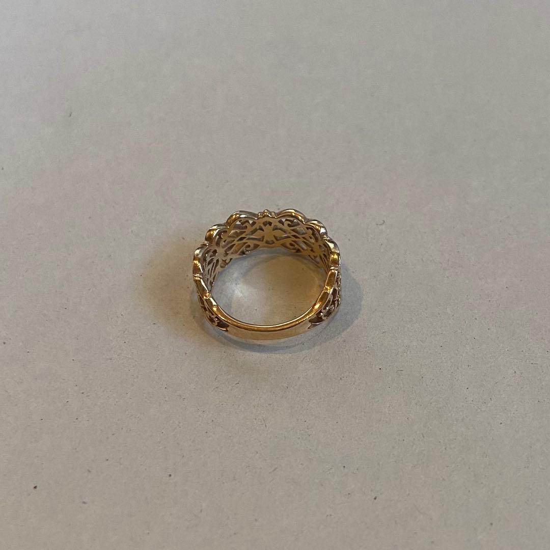 【agete】大人気　ピンキーリング　10k 透かしレース