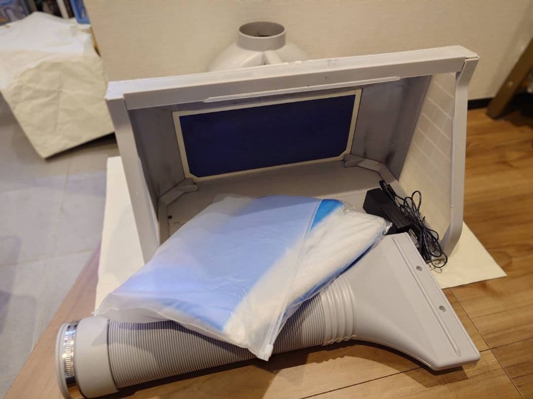 【mokosu】塗装ブース HS-E550 2基ファン スプレー LED