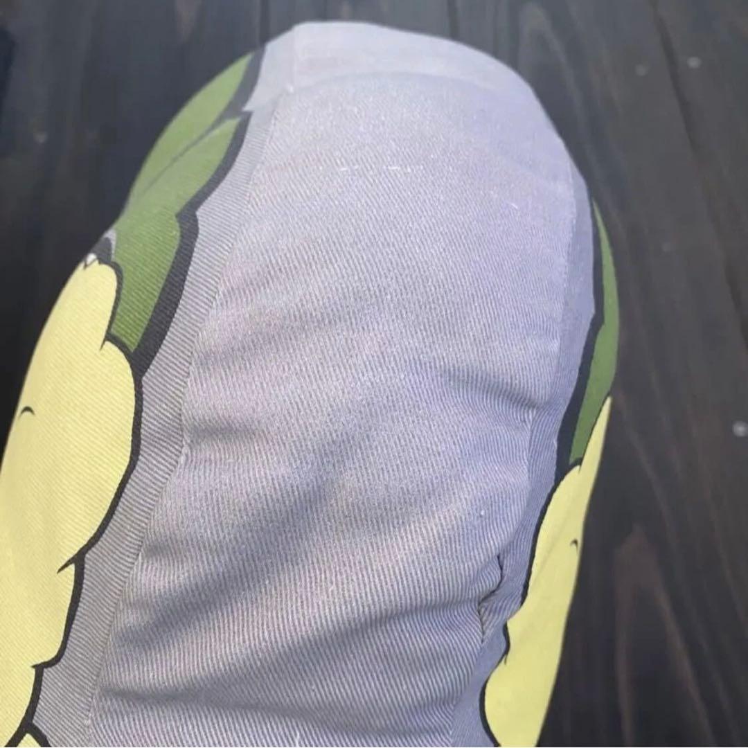 KAWS OriginalFake オリジナルフェイク 初期 クッション 緑・黄