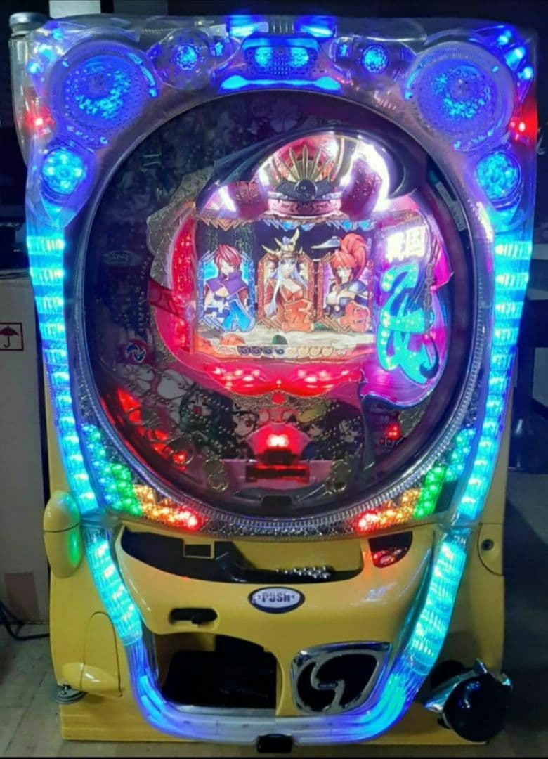 パチンコ実機　初代　CRA戦国乙女9AW　1/99ver　甘デジ　循環式　激レア