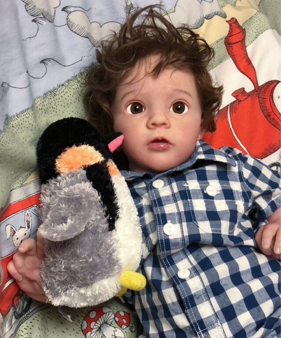 高級グラスアイ使用　リボーンドール