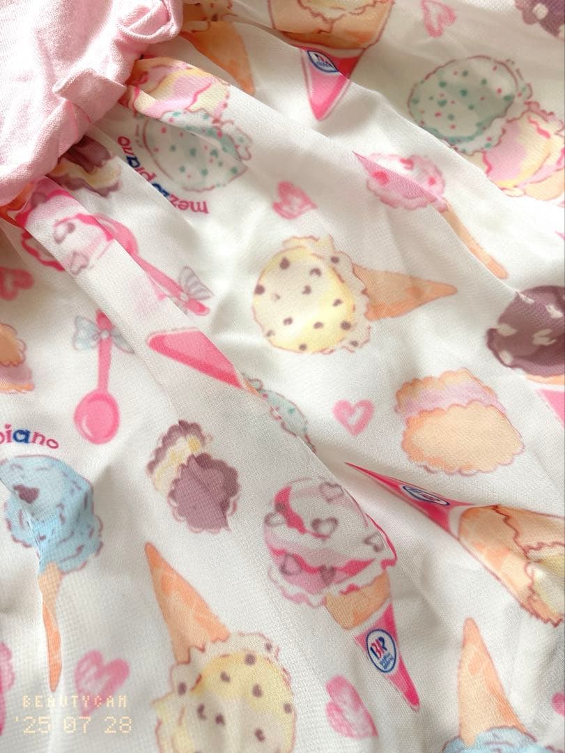 ち*む様 mezzo piano サーティーワン　コラボ　スカート130 メゾピ