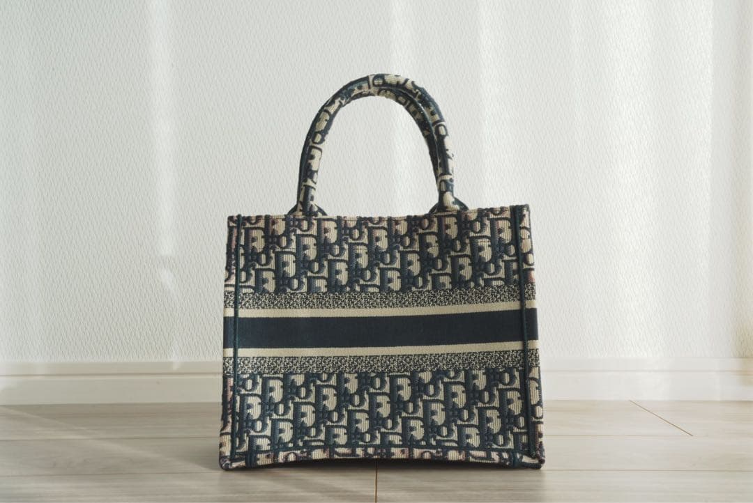 Christian Dior バッグ ネイビー/ベージュ